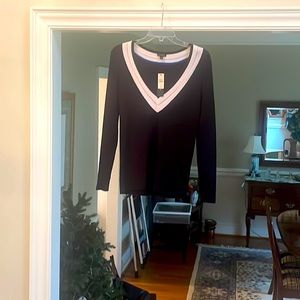 Talbot long sleeve sweater dark navy / almost black NWT sizeXS